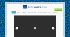 Desktop Screenshot of dramalearningcenter.com